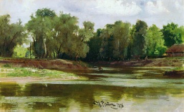 Flussufer 1876 Ilya Repin Ölgemälde